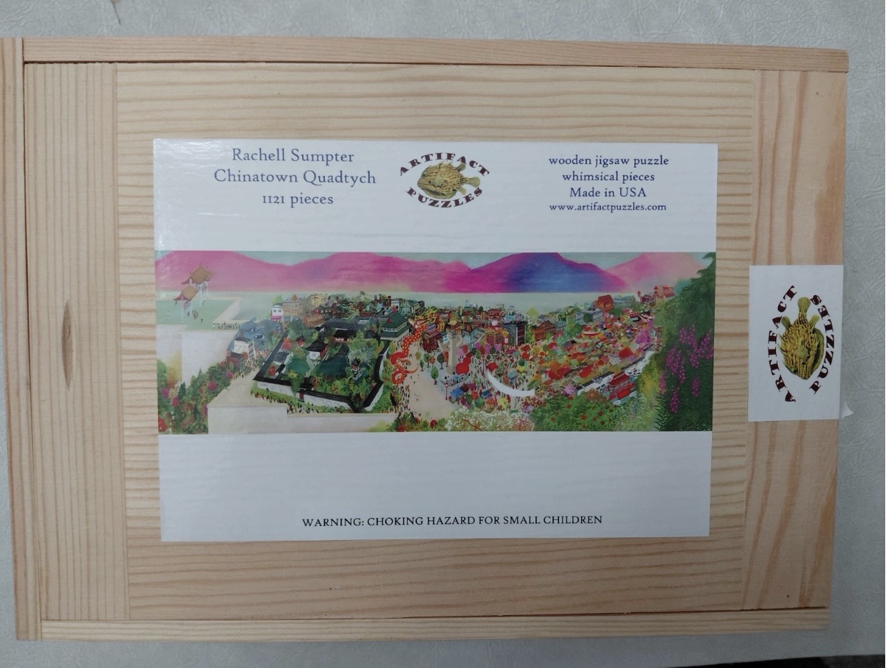 Puzzles on another level.This isn’t just a puzzle it’s a piece of art disguised as a challenge. Puzzles of all kinds can be a good flip if they are sealed. Real wood artisan puzzles fetch the best prices. This one, crafted by Artifact Puzzles elevates the pastime and your pocketbook.